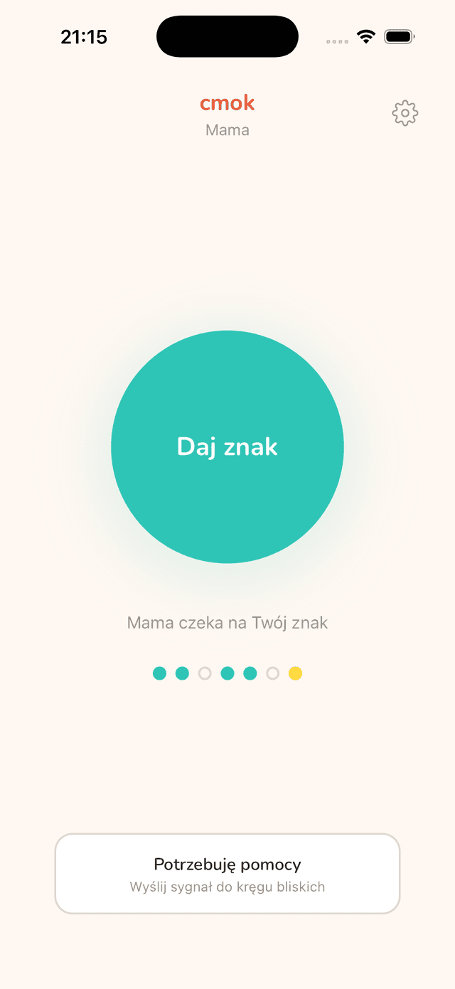 cmok — ekran główny